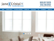 Tablet Screenshot of cristallaw.com